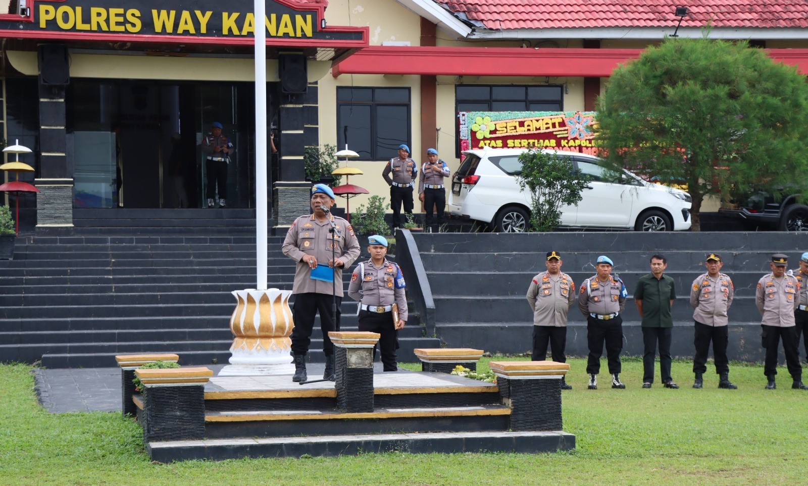Propam Polda Lampung Perkuat Pembinaan Etika dan Disiplin Personel Polres Way Kanan