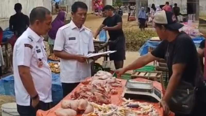 Jelang Ramadan, Disperindag Way Kanan Monitoring Harga Sembako di Pasar Pemda Blambangan Umpu
