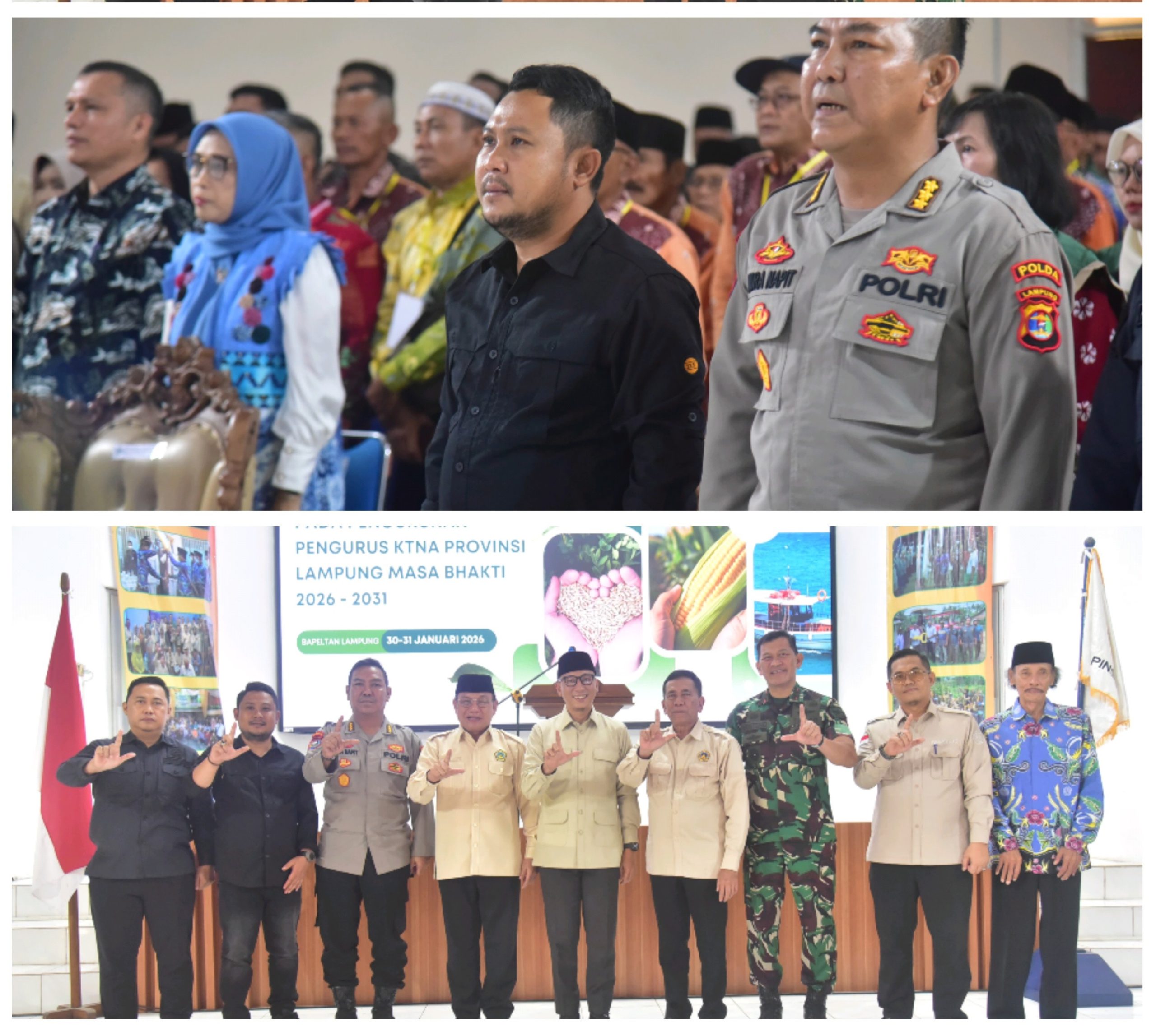 Ahmad Basuki Hadiri Pengukuhan Pengurus KTNA Provinsi Lampung Masa Bhakti 2026–2031