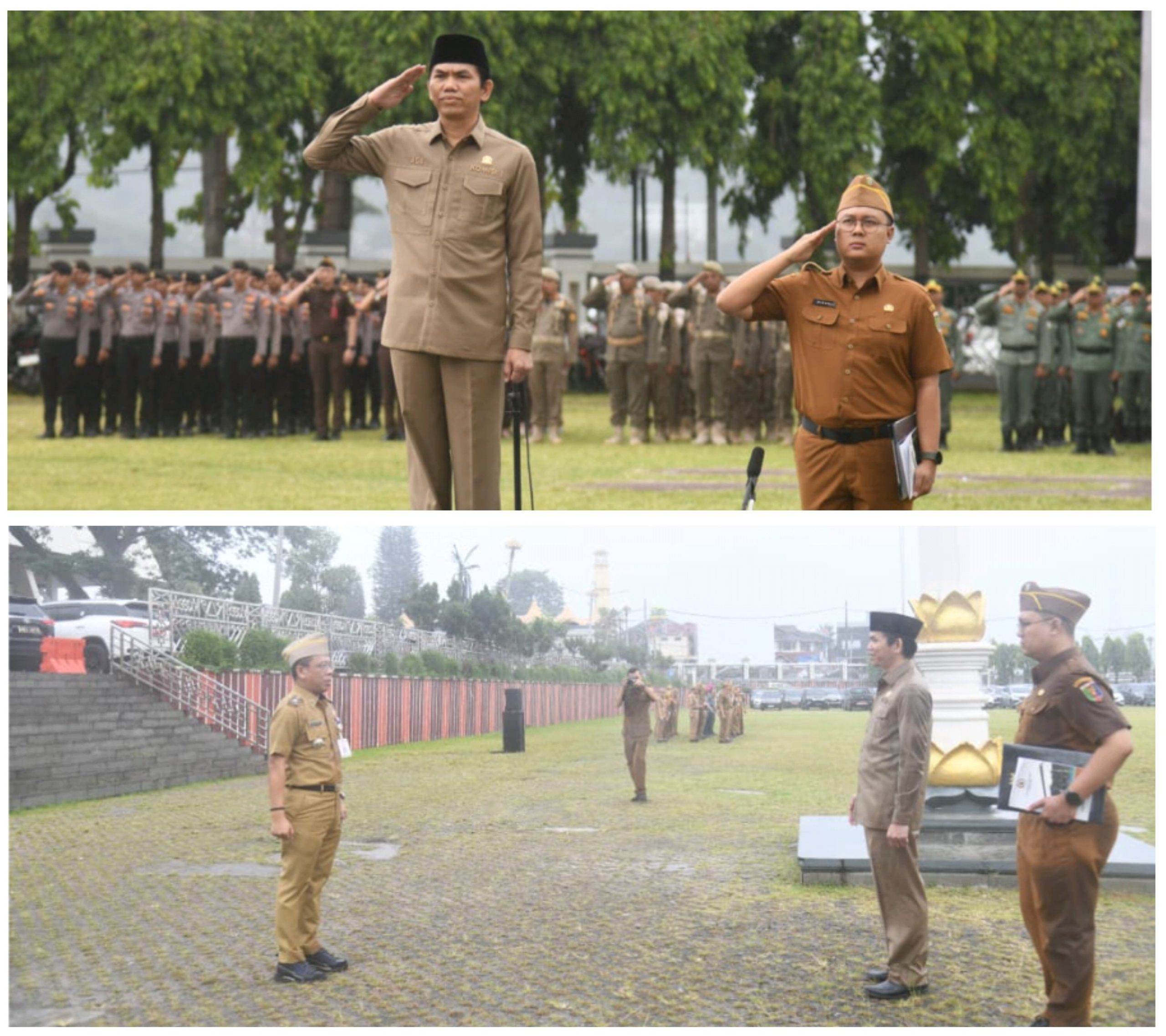 Wakil Ketua Komisi I DPRD Pimpin Upacara Bersama Forkopimda Lampung