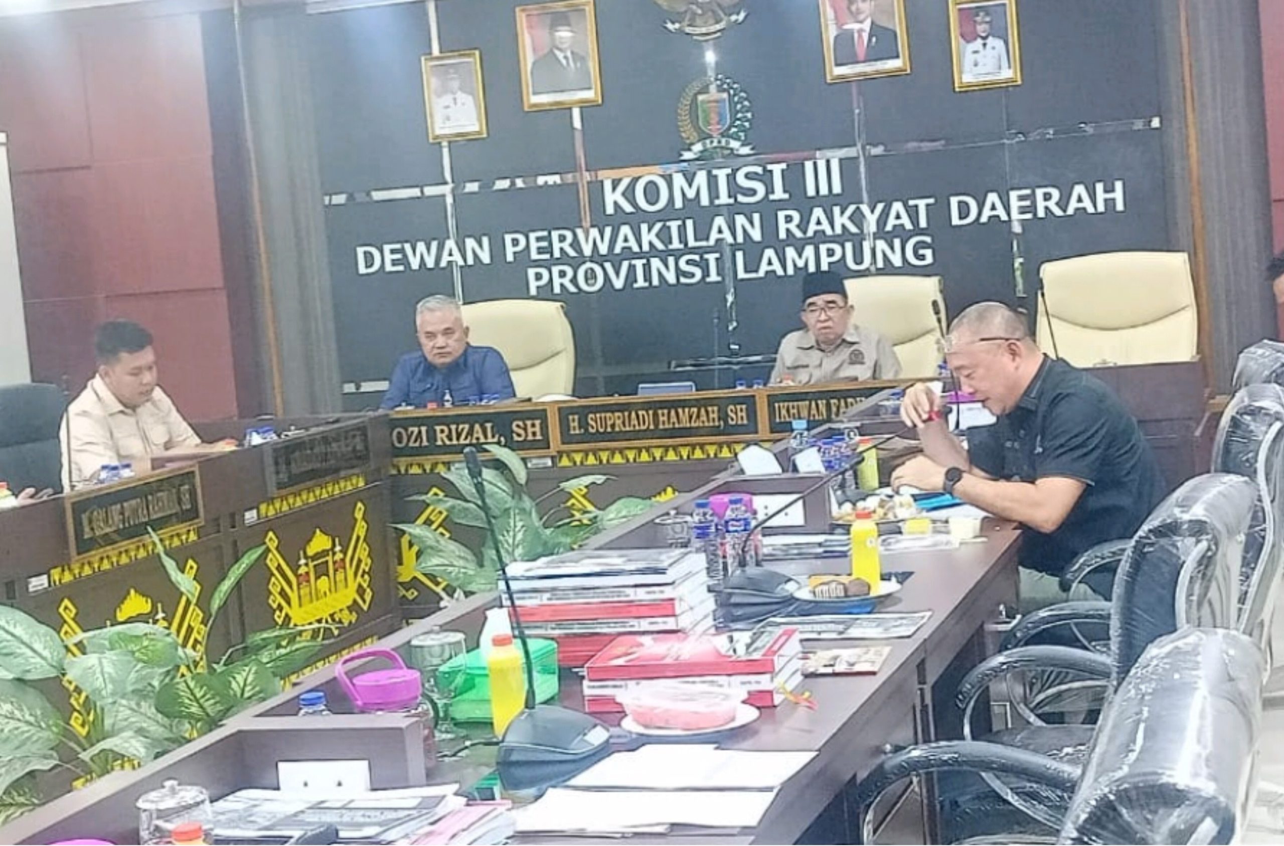 Komisi III DPRD Provinsi Lampung Perkuat Pengawasan PAD, Evaluasi Kinerja OPD Pengampu Pendapatan