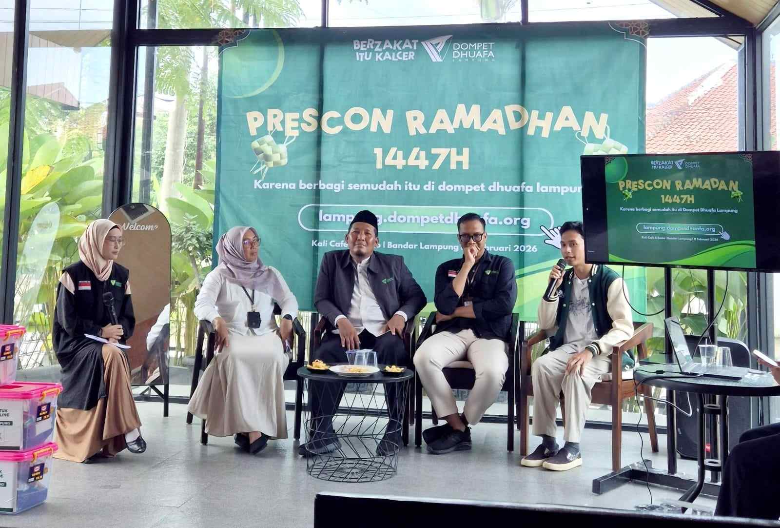 Sambut Ramadan 2026, Dompet Dhuafa Lampung Usung Tema Berbagi Itu Kalcer