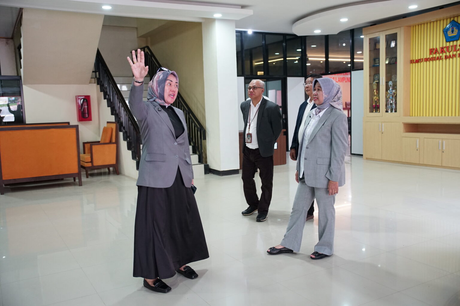 Rektor Unila Kunjungi FISIP, Bahas Penguatan Tridarma Perguruan Tinggi