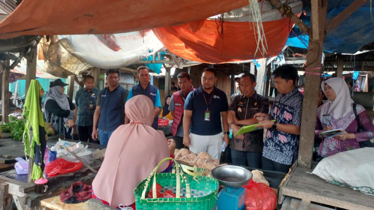 Pastikan Stok Aman, Polres Way Kanan dan Bapanas Pantau Harga Bahan Pokok di Pasar Baradatu