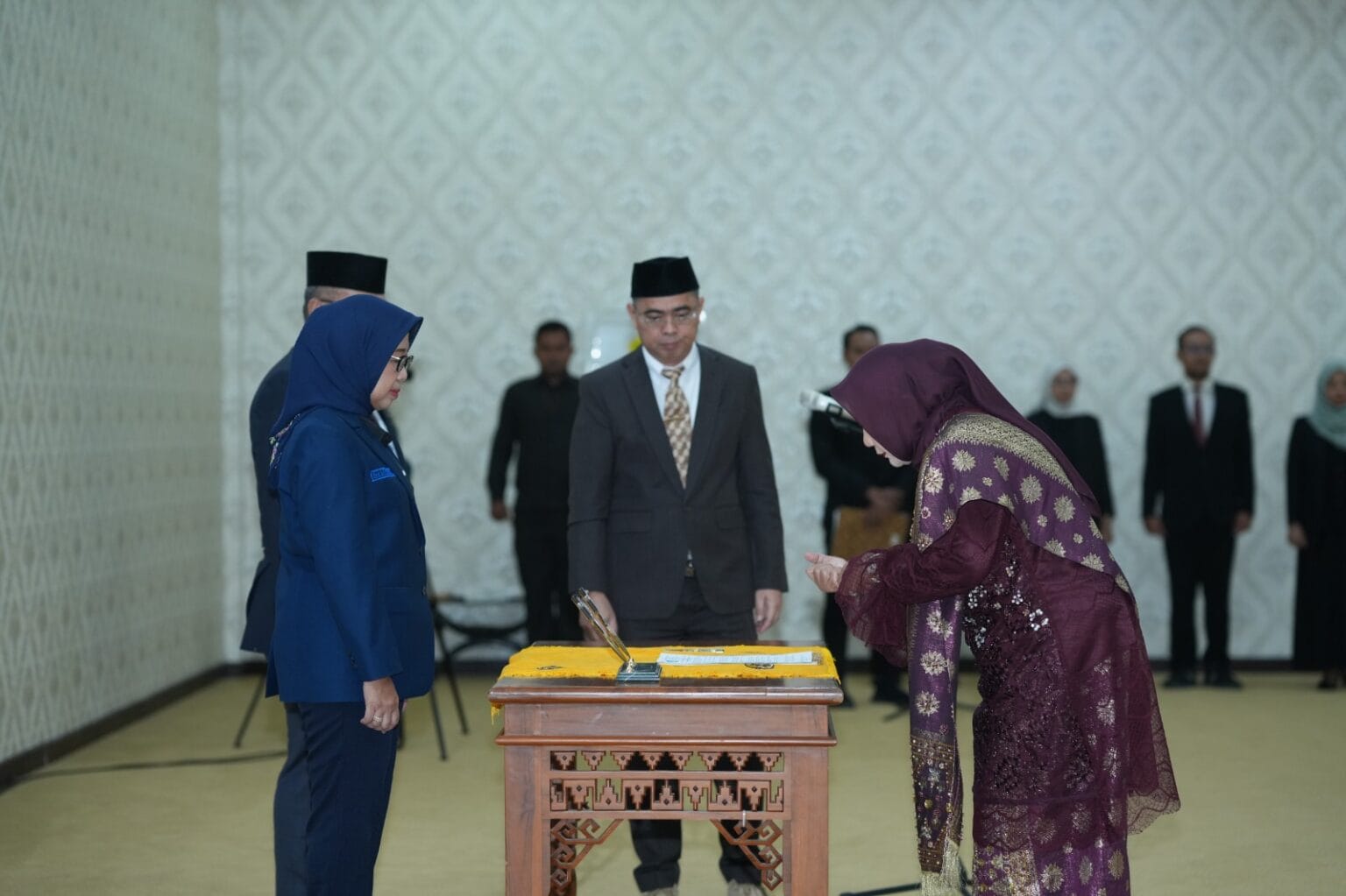 Rektor Unila Lantik Kepala Biro Baru, Tekankan Akselerasi Menuju World Class University