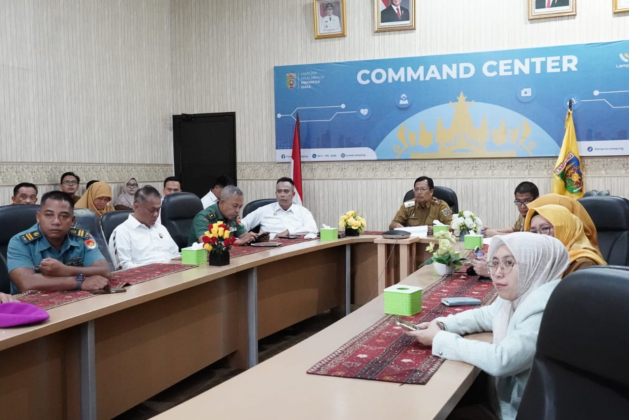 Rakor Inflasi Februari 2026, Pemprov Lampung Diminta Perketat Pengawasan Harga Cabai