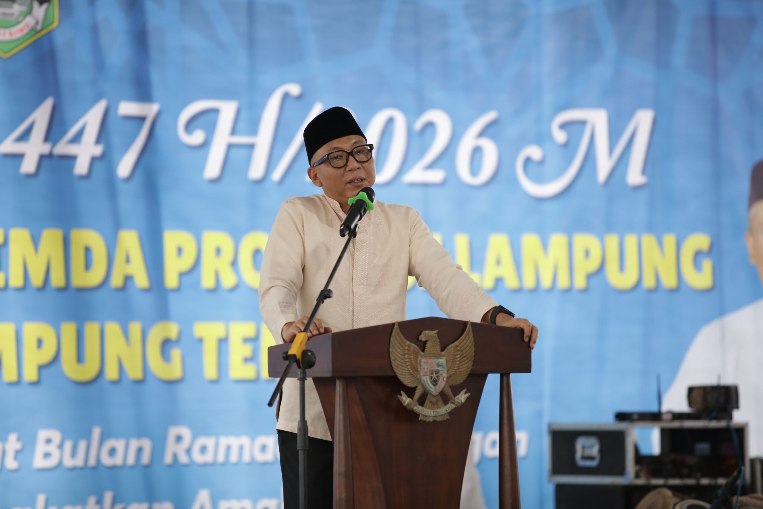 Safari Ramadan di Lampung Tengah, Gubernur Mirza Alokasikan Rp300 Miliar untuk Perbaikan Jalan