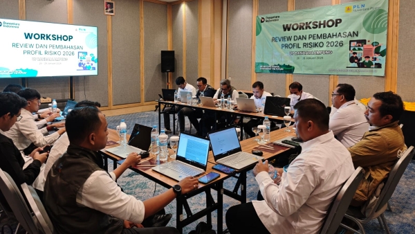 PLN Nusantara Power UP Bandar Lampung Gelar Workshop Penyusunan RJPU dan Profil Risiko 2026