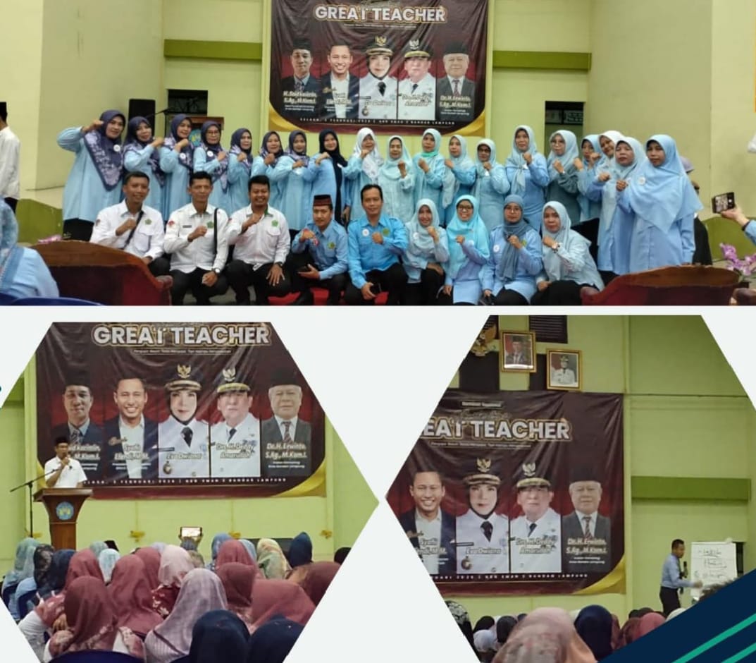 Guru dan Staf MIN 9 Bandarlampung Ikuti Seminar Nasional “How To Be Great Teacher”