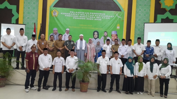 Alkhairaat Perkuat Jejak di Sumsel, Kepengurusan Wilayah Resmi Dilantik