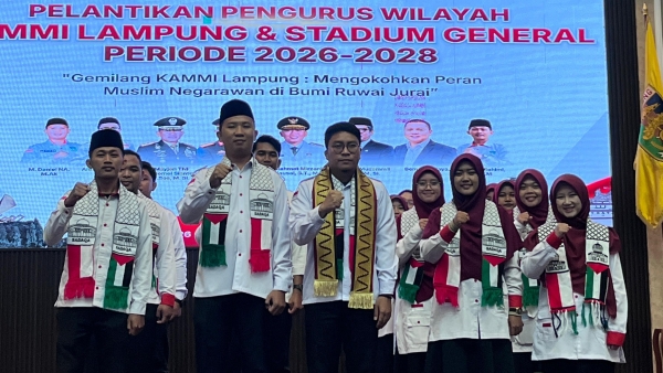 PW KAMMI Lampung Resmi Lantik Pengurus Periode 2026–2028