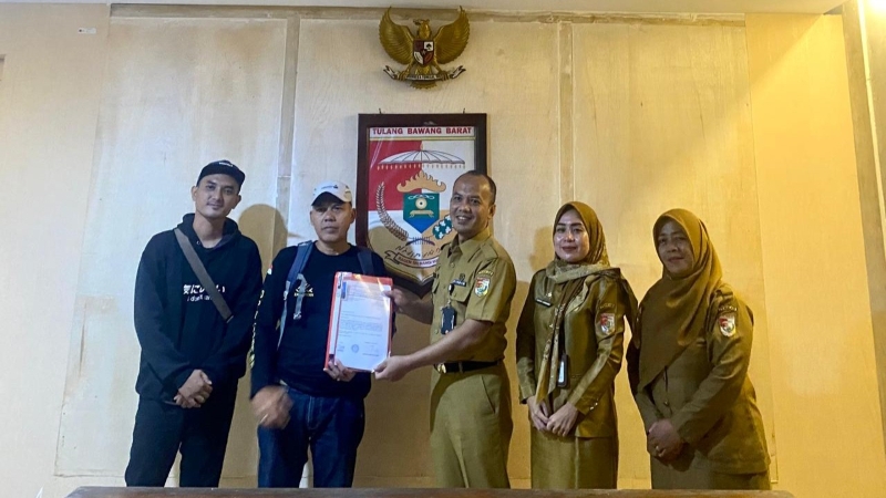 Dipimpin Zainuddin, For-WIN Tubaba Resmi Terdaftar di Kesbangpol