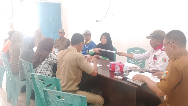 Pantarlih Dadimulyo Gelar Musyawarah Penetapan Mata Pilih PAW Kepala Pekon