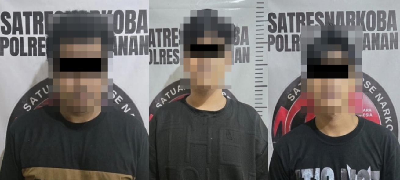 Tiga Pemuda Asal OKU Timur Diamankan di Way Kanan, Urine Positif Ekstasi saat Pesta Orgen Tunggal
