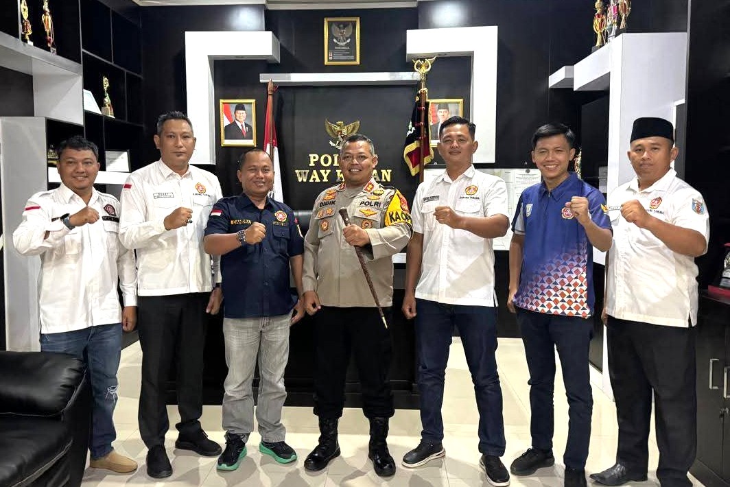 Karang Taruna Way Kanan Audiensi dengan Kapolres, Perkuat Sinergi Kepemudaan