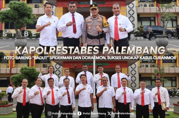 Kapolrestabes Palembang Apresiasi Personel Ungkap Kasus Curanmor dan Narkotika