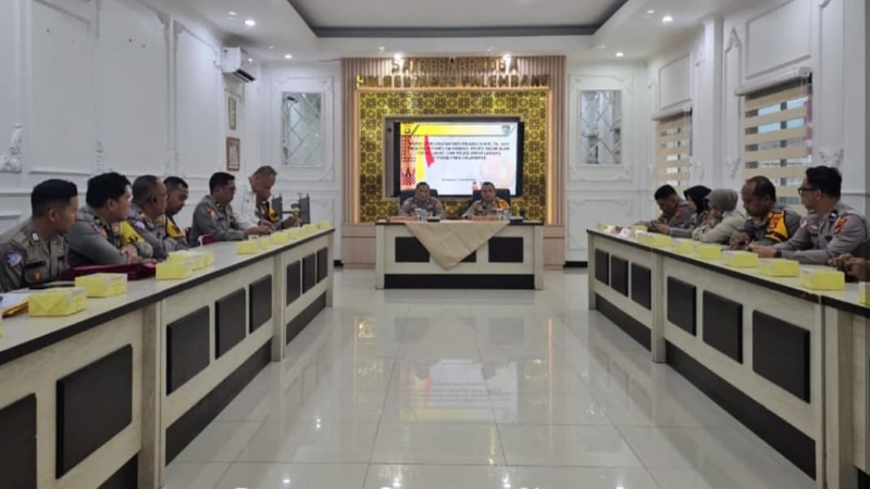 Polrestabes Palembang Terima Tim Wasops Operasi Keselamatan Musi 2026