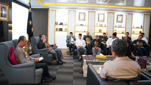 Kapolda Sumsel Irjen Pol Sandi Nugroho Terima Audiensi FKUB, MUI, dan LDII untuk Perkuat Sinergi Kamtibmas