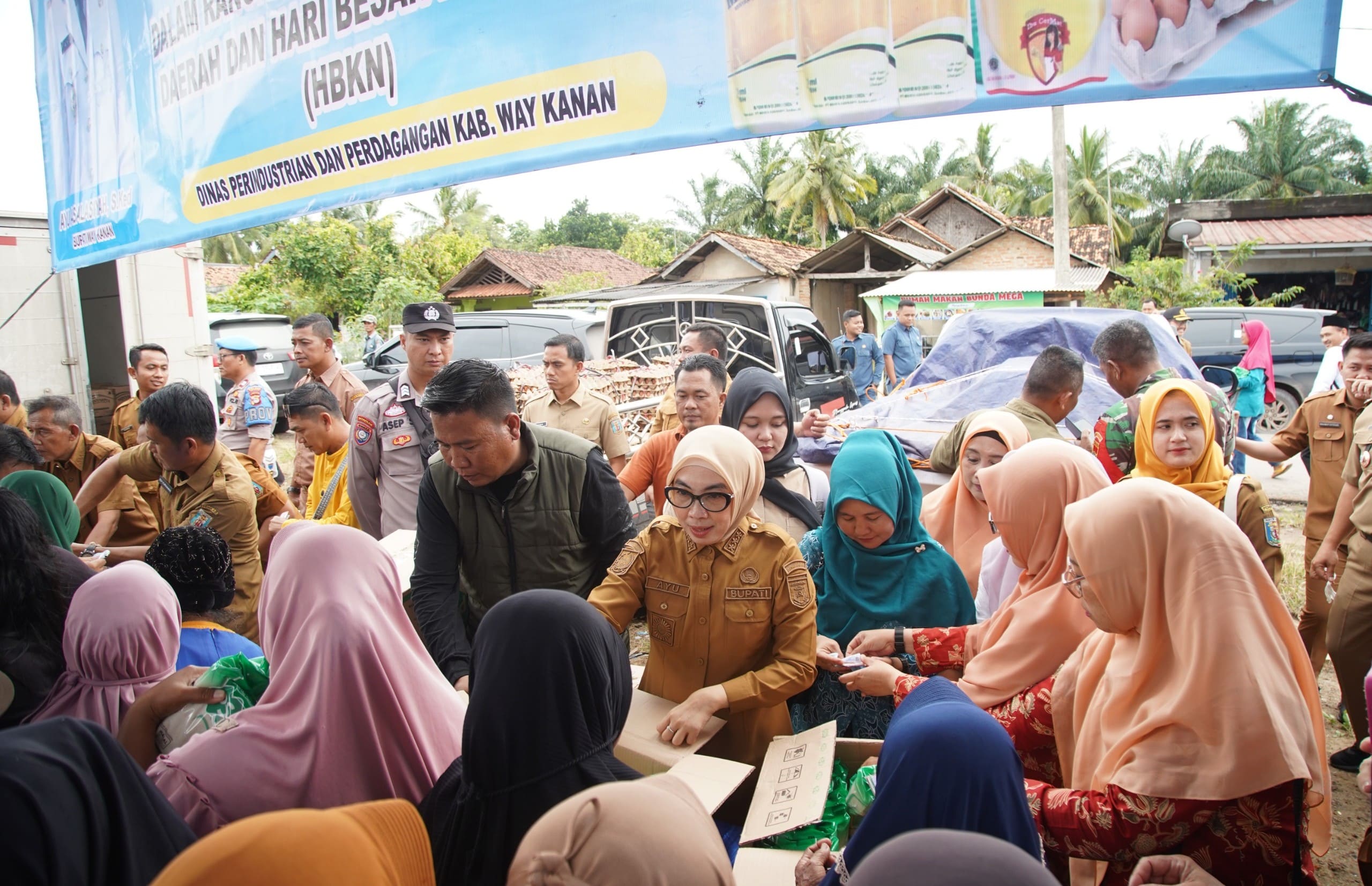 Tekan Inflasi Ramadhan, Pemkab Way Kanan Subsidi Gula, Minyak dan Telur