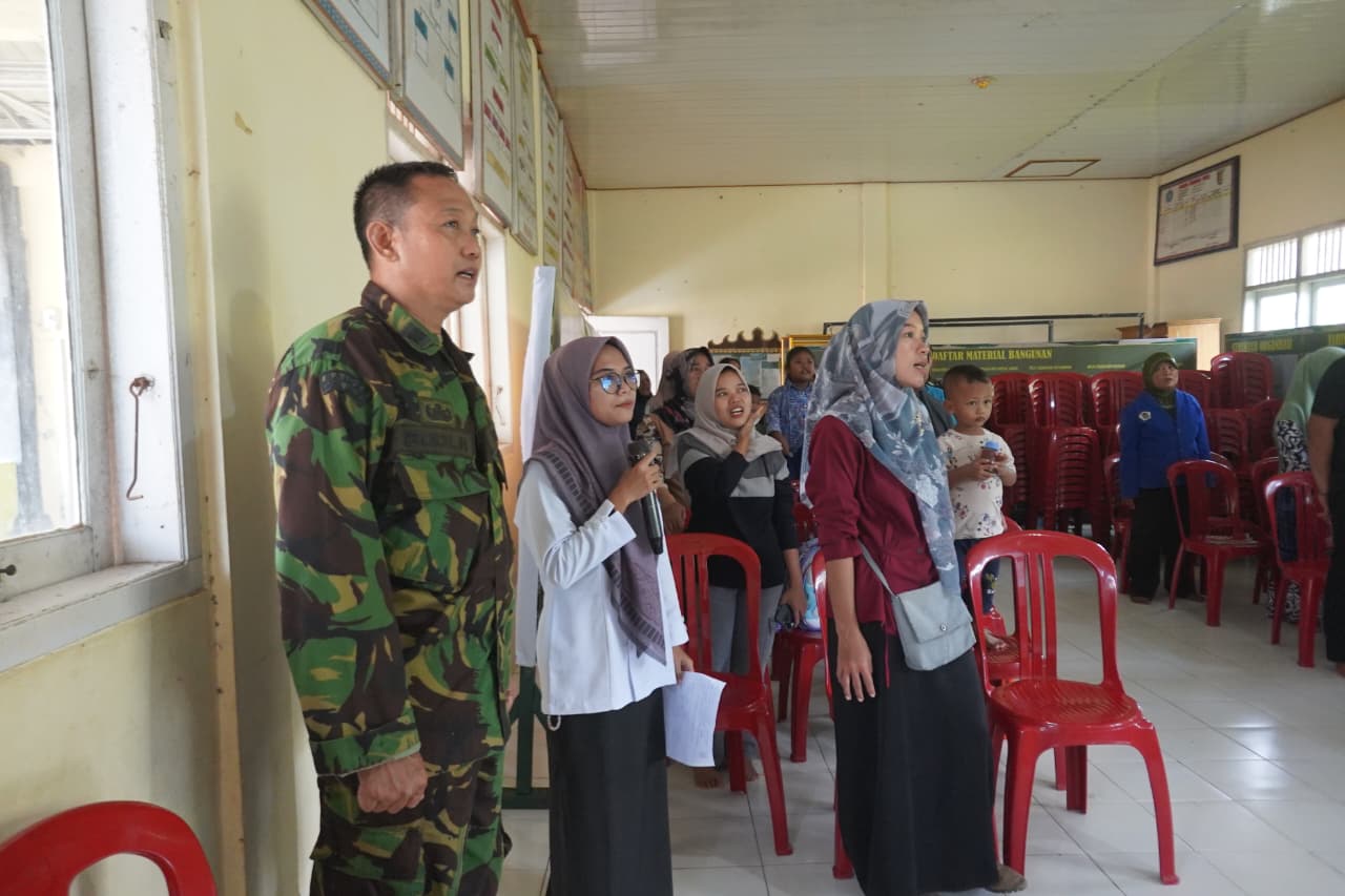 TMMD Kodim 0421/LS Perkuat Ketahanan Moral Warga Tanjung Rejo Lewat Penyuluhan Digital