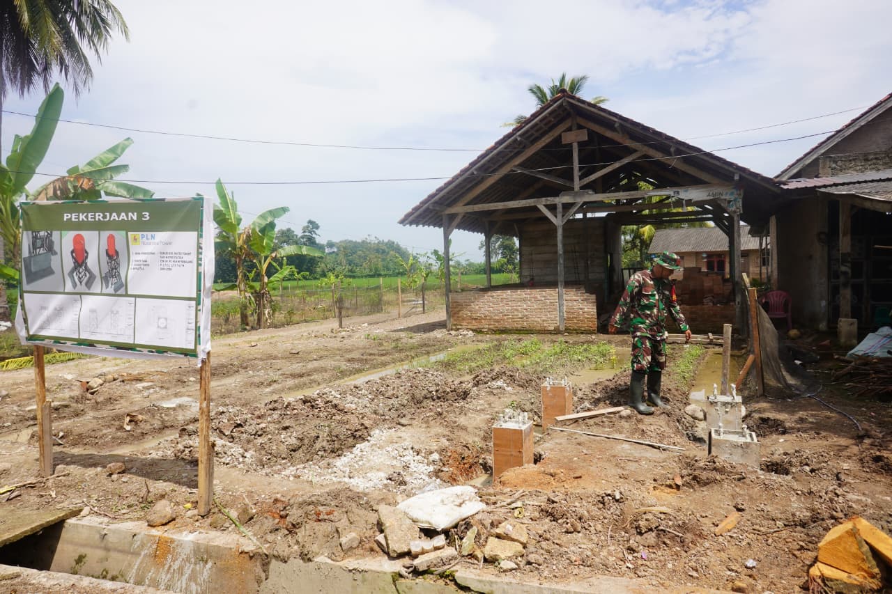 TMMD ke-127 Kodim 0421/LS Percepat Pembangunan RTLH dan Infrastruktur di Pesawaran