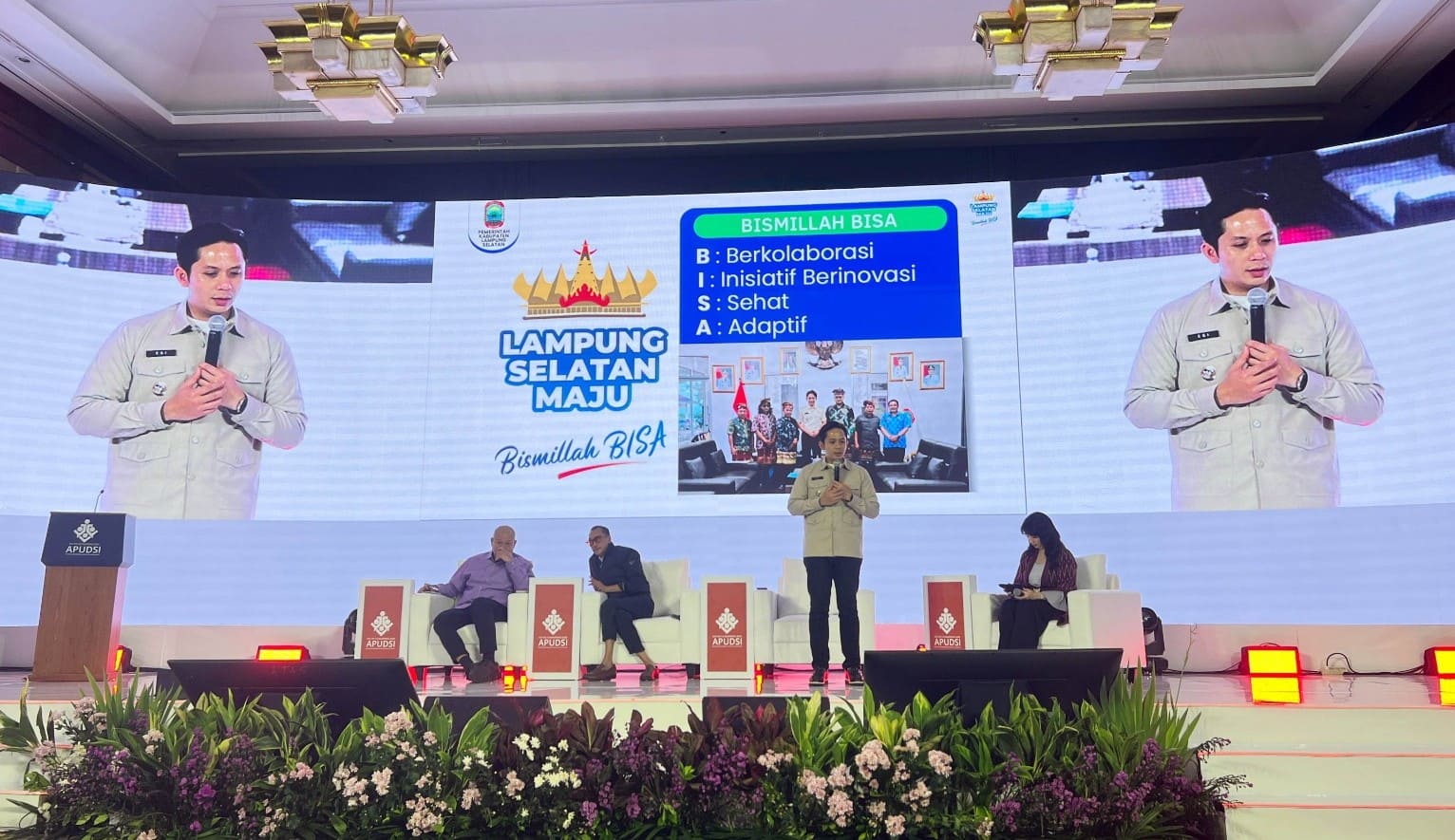 Bupati Lampung Selatan Paparkan Strategi Pariwisata Berkelanjutan di Rakernas APUDSI