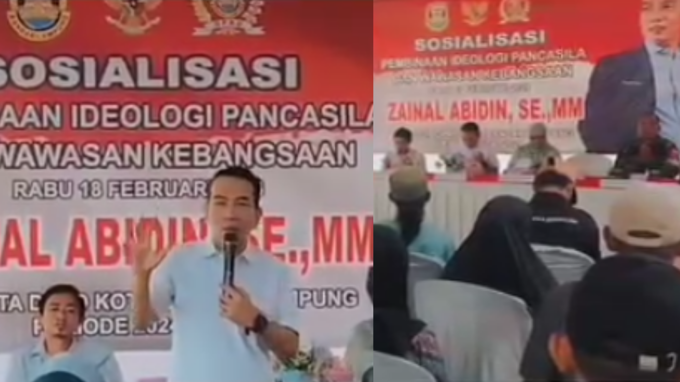 Zainal Abidin Gelar Sosialisasi Ideologi Pancasila, Ajak Masyarakat Perkuat Wawasan Kebangsaan