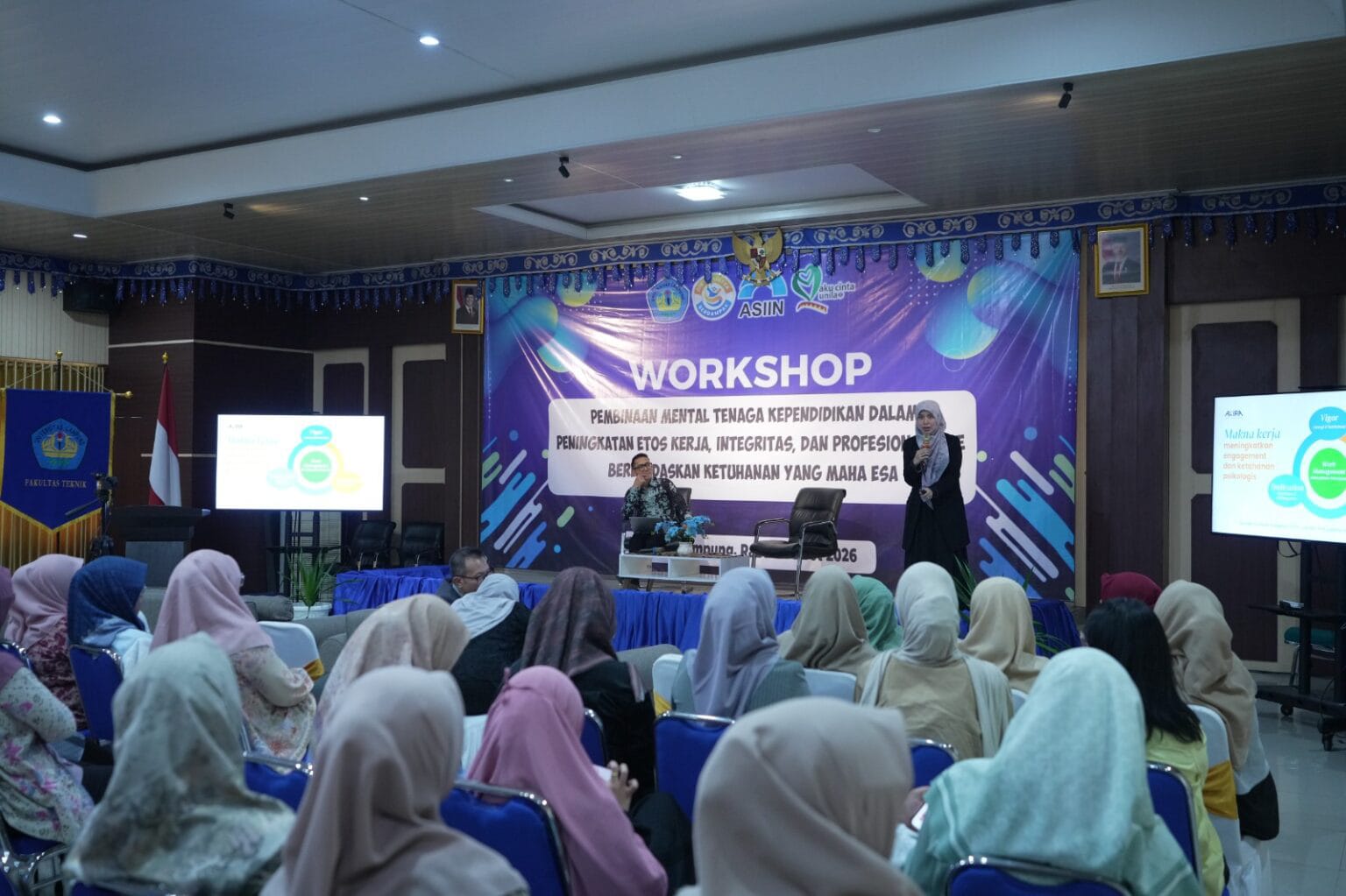 Bangun Integritas dan Profesionalisme, Fakultas Teknik Unila Gelar Workshop Mental