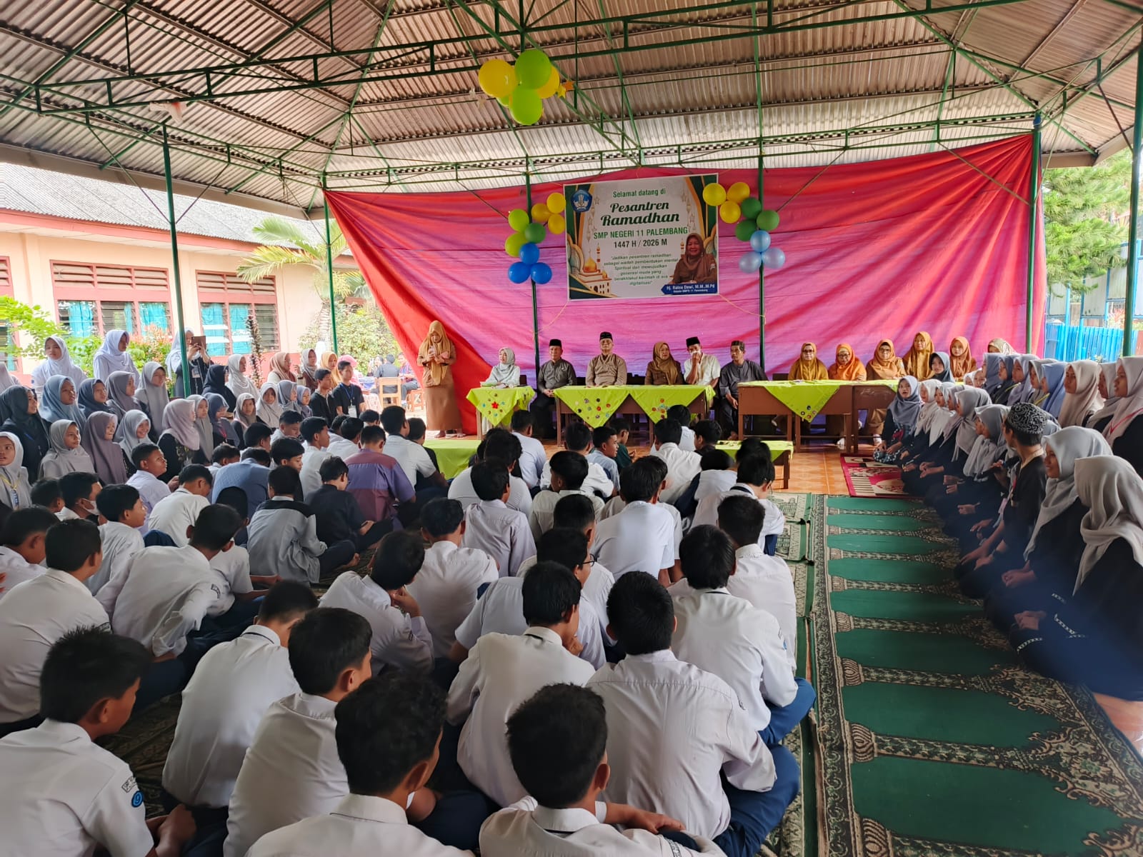 Perbaiki Akhlak di Era Digital, SMPN 11 Palembang Gelar Pesantren Ramadan 1447 H