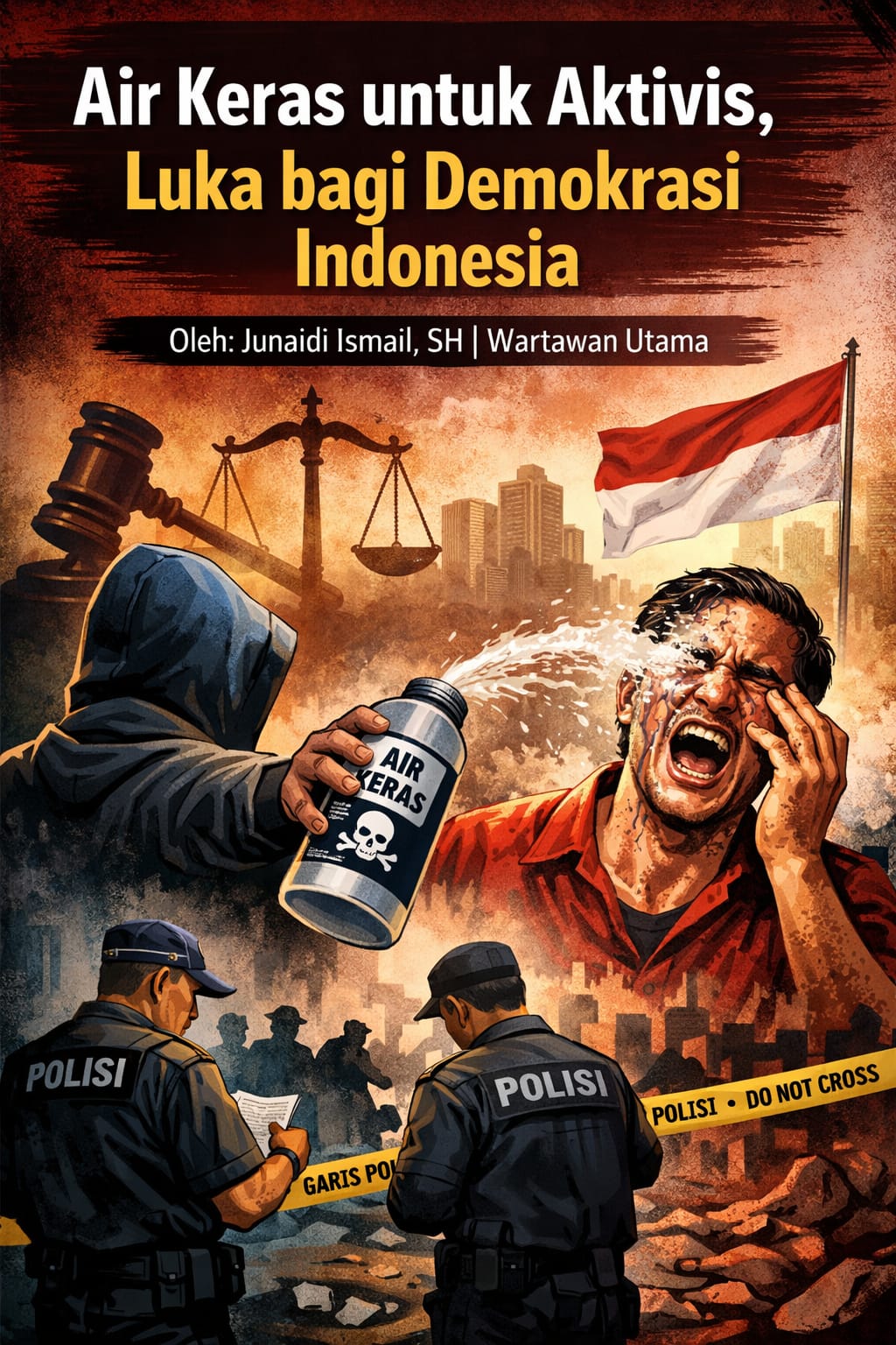 Air Keras untuk Aktivis, Luka bagi Demokrasi Indonesia