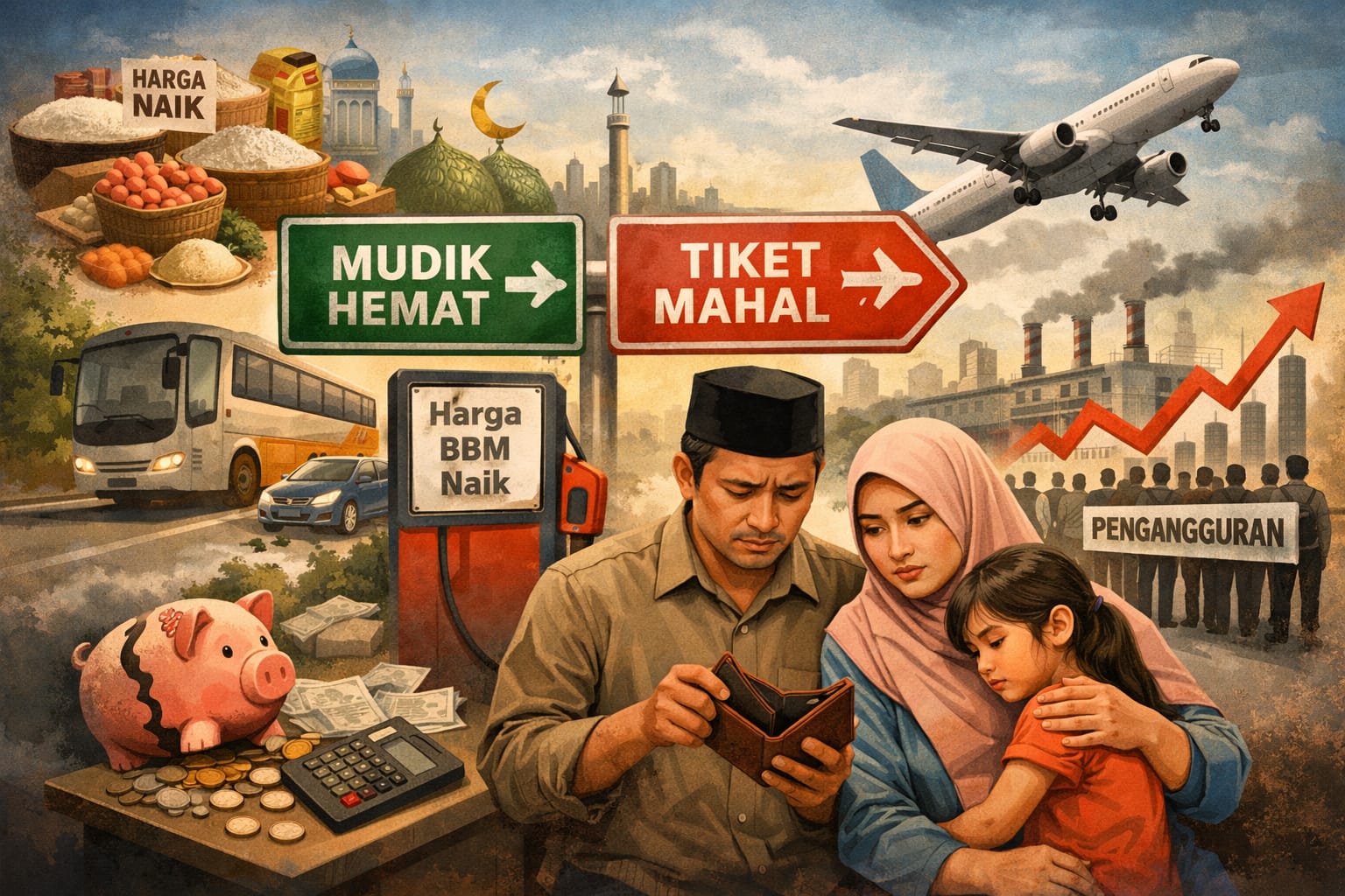 Lebaran di Tengah Kenyataan Pahit Ekonomi