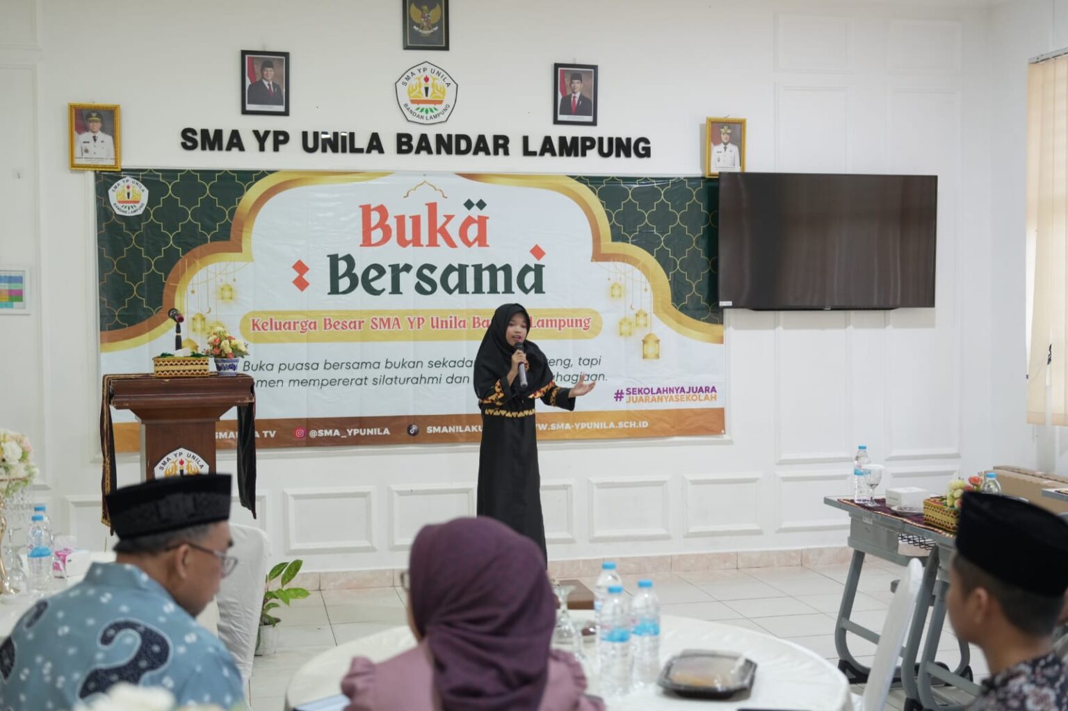 Rektor Unila Kunjungi SMA YP Unila dalam Rangka Safari Ramadan