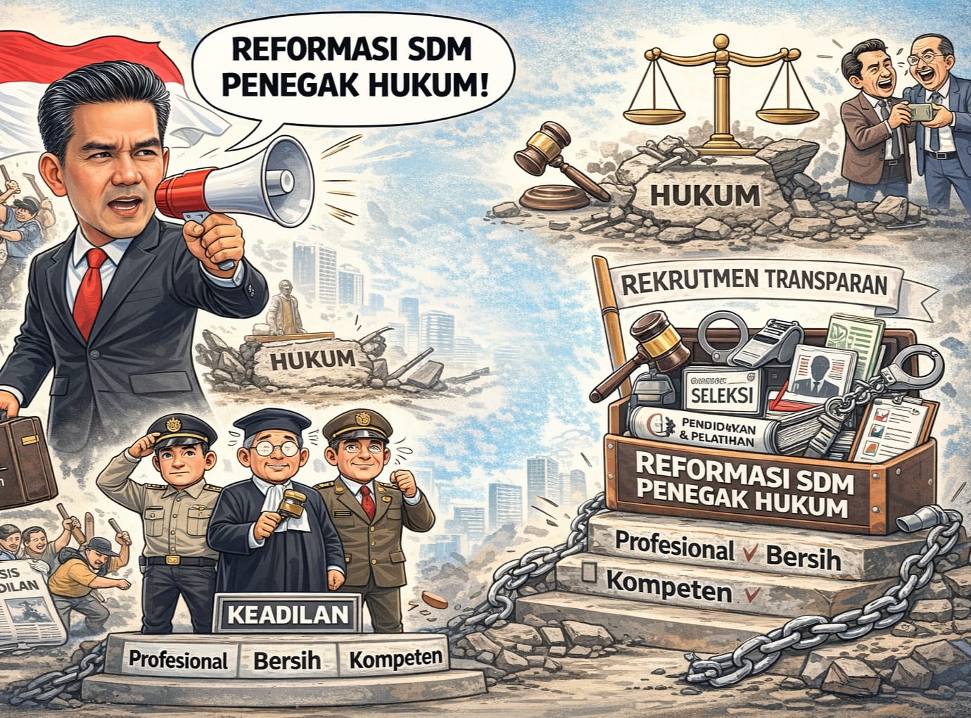 Urgensi Reformasi SDM Penegak Hukum