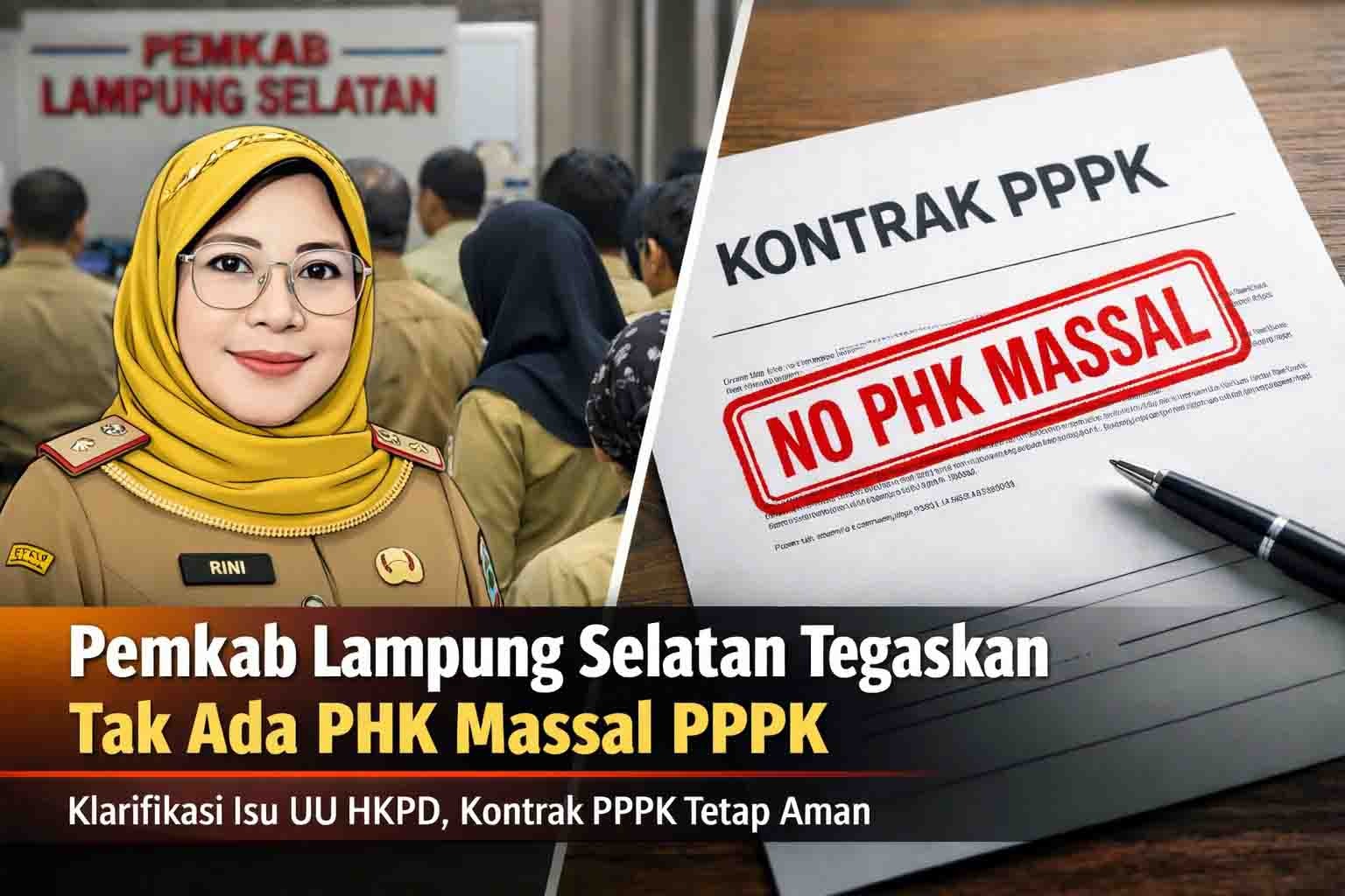 Lampu Hijau bagi PPPK Lamsel, Pemkab Pastikan Tidak Ada PHK Massal Akibat UU HKPD