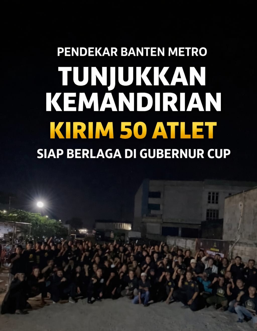Mandiri ke Gubernur Cup, Pendekar Banten Metro Sentil Minimnya Peran Pemkot dalam Pembinaan