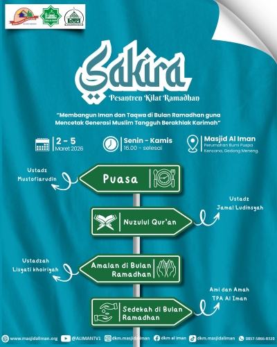 Masjid Al Iman Perum Bumi Puspa Kencana Gelar Pesantren Kilat Ramadhan 2–5 Maret 2026