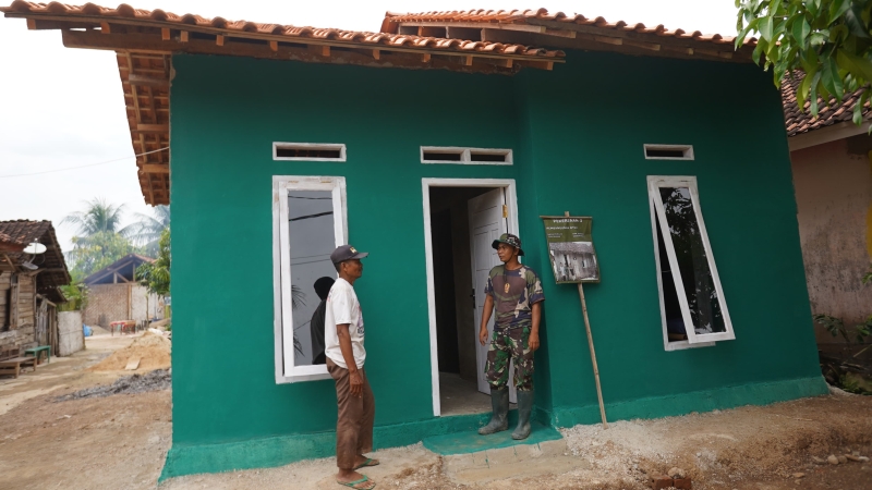 Program RTLH TMMD ke-127 Wujudkan Rumah Aman bagi Warga Way Khilau