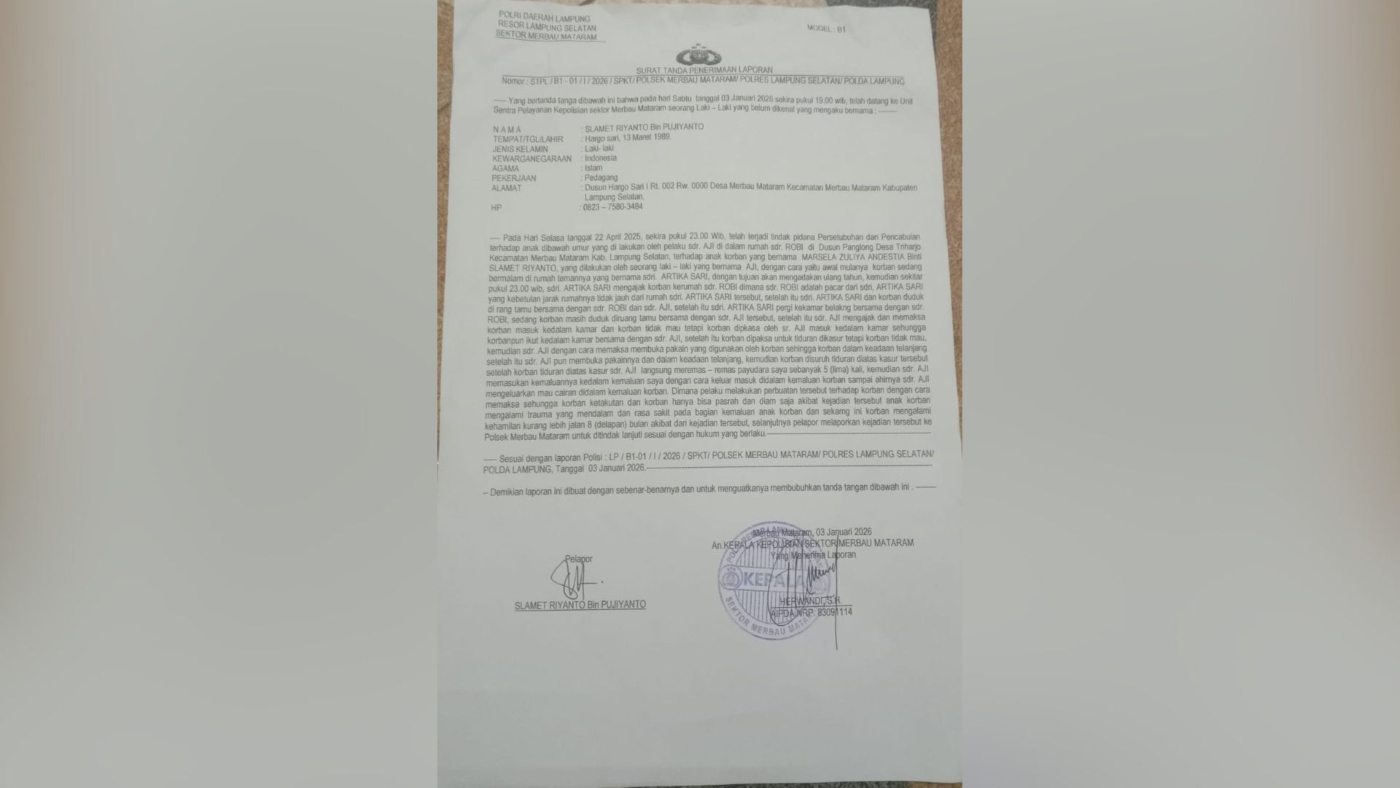 Korban Kekerasan Seksual di Merbau Mataram Melahirkan, Keluarga Minta Polisi Segera Tangkap Pelaku