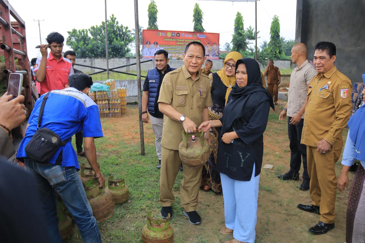 Pemkab Tulang Bawang Gelar Pasar Murah Ramadan, Bantu Warga Dapatkan Sembako Terjangkau