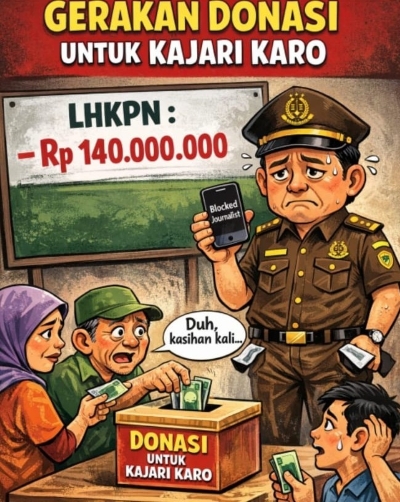 Polemik LHKPN Kajari Karo, Muncul Kritik Publik dan Wacana Donasi Satir dari Warga