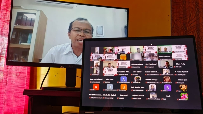 Sinergi Akademik UIN RIL dan UNM Diwujudkan Melalui Webinar Buku Sejarah