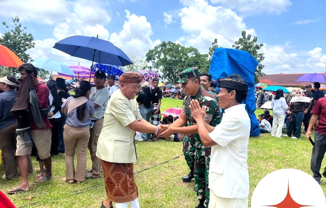 Dandim 0427/Way Kanan Hadiri Festival Ogoh-Ogoh di Banjit, Wujud Dukungan Pelestarian Budaya