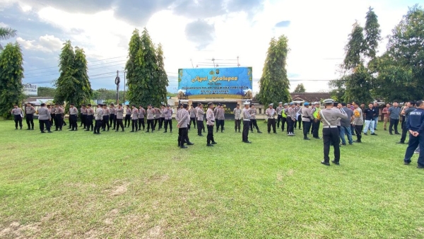 Polres Way Kanan Siagakan 240 Personel Amankan Malam Takbiran Idul Fitri 1447 H