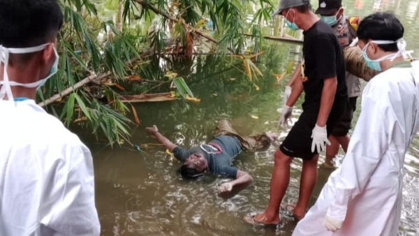 Mayat Terapung di Sungai Way Marang Terungkap, Korban Ternyata Peratin Pagar Dalam