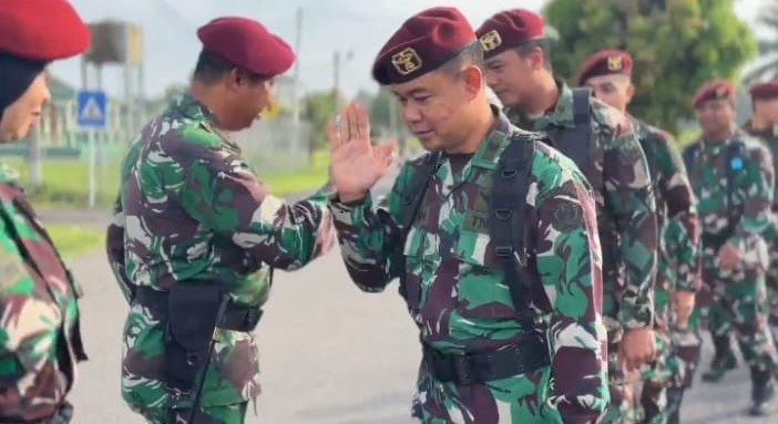 Danlanudad Gatot Soebroto Pimpin Apel Pasca-Lebaran, Tekankan Disiplin dan Kesiapan Personel