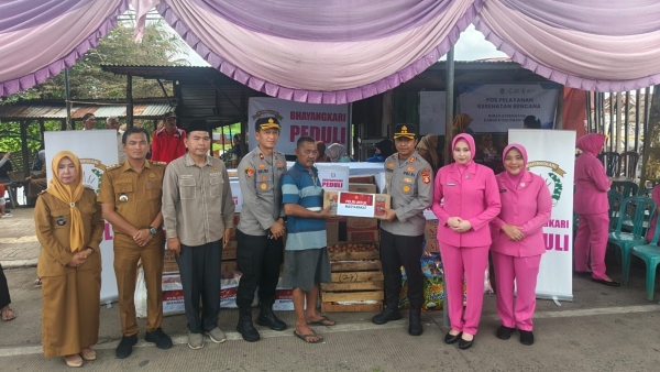 Kapolres Ogan Ilir Imbau Warga Waspadai Instalasi Listrik Pasca Kebakaran Ibul Besar III