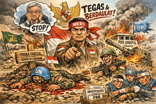 Darah Prajurit TNI Tumpah di Tanah Damai