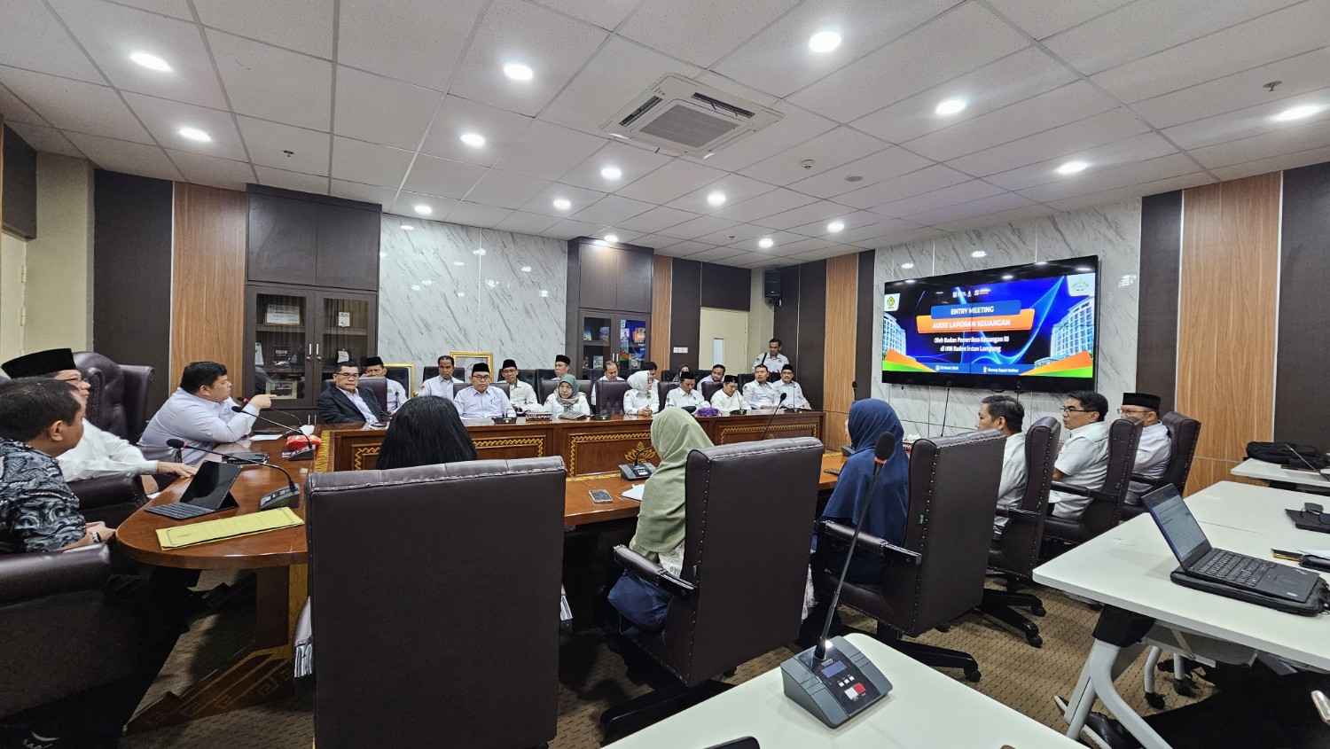 UIN Raden Intan Lampung Tegaskan Komitmen Transparansi dalam Entry Meeting Audit BPK RI