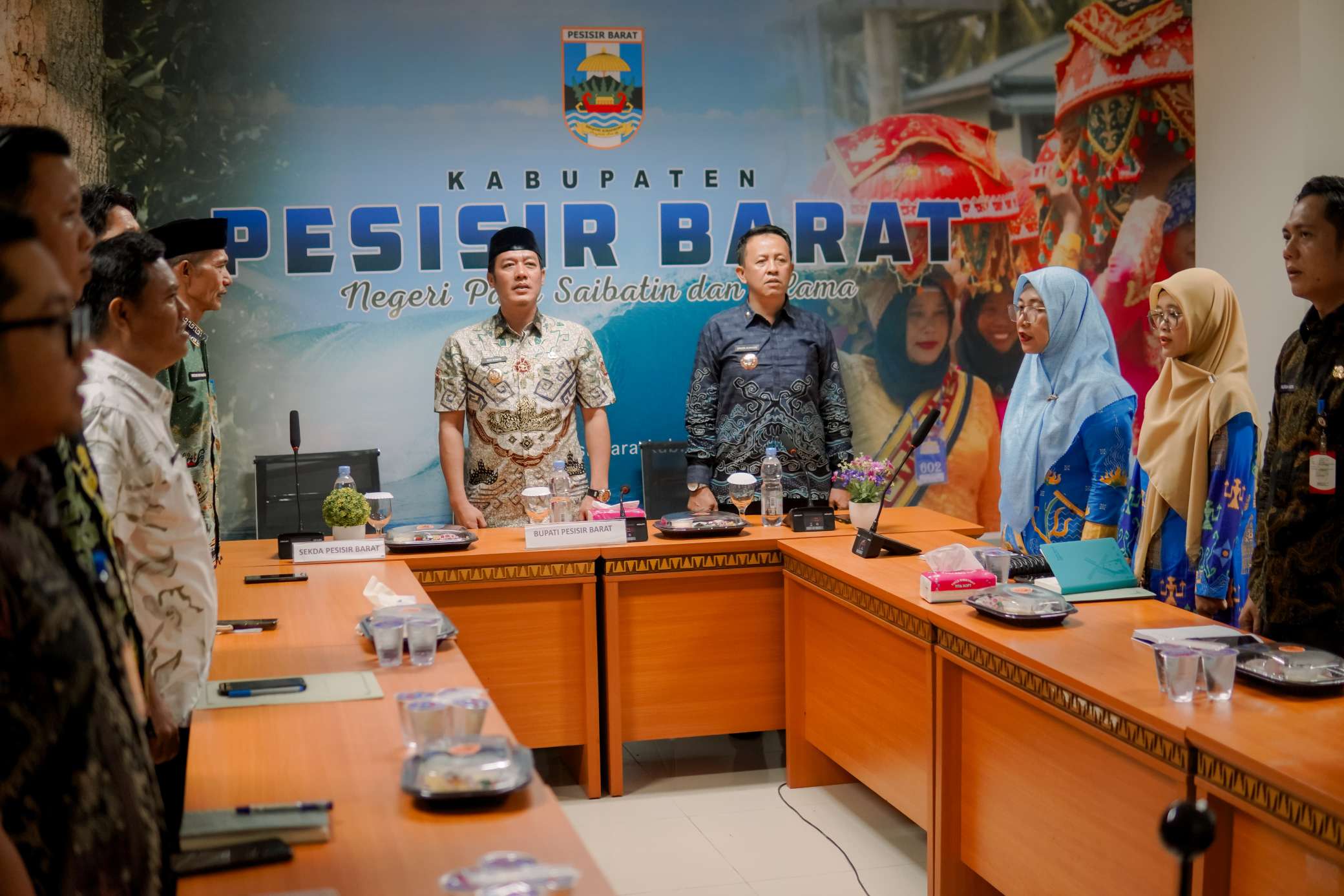 Entry Meeting Pemeriksaan 2025, Bupati Dedi Irawan Tegaskan Pesibar Siap Kooperatif dengan Tim Pemeriksa