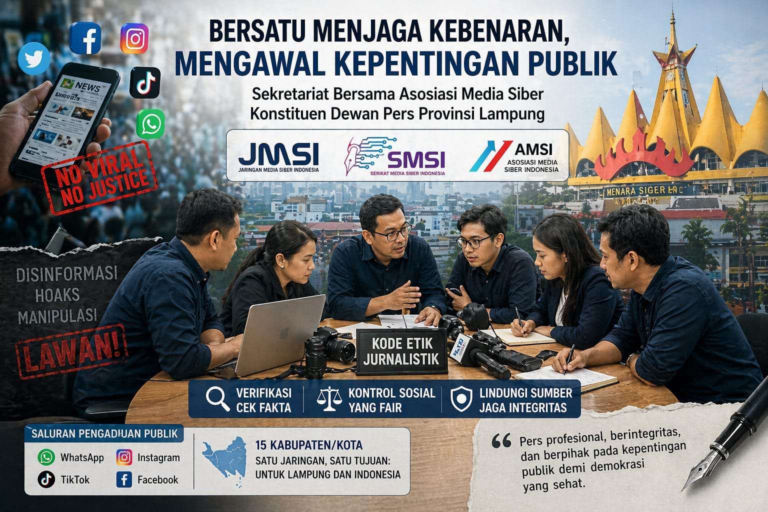 Sekber Media Siber Lampung, Jalan Baru Mengawal Demokrasi